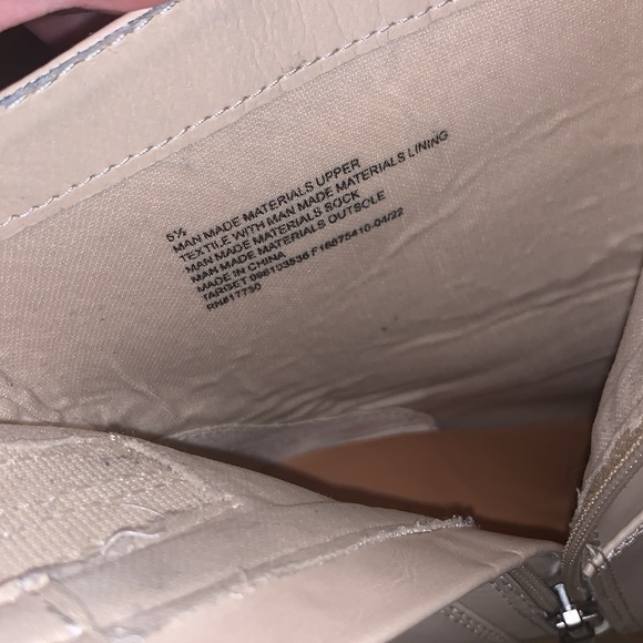 Universal Thread Jenna Platform Cream Boots - Picture 6 of 6